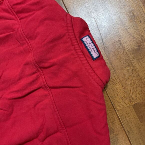 Vineyard Vines Shep Shirt Size Small 1/4 Zip Pullover Sweater Red Shep & Ian - Picture 11 of 11